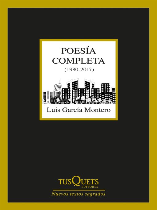 Title details for Poesía completa (1980-2017) by Luis García Montero - Available